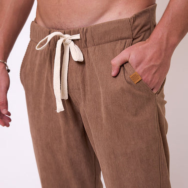 Khaki - Corduroy Long Pants