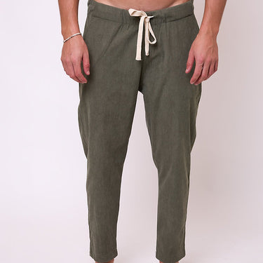 Green- Corduroy Long Pants